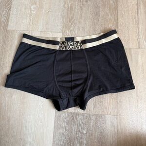 MCM Men's Logo Boxer Briefs black size large like new